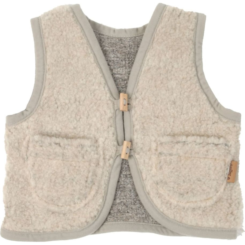 Wool baby vest Nevada 98/104 beige