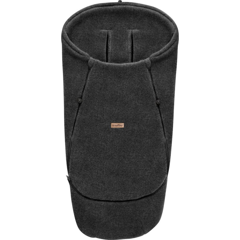 Adjustable wool footmuffs Sierra 0-36m anthracite