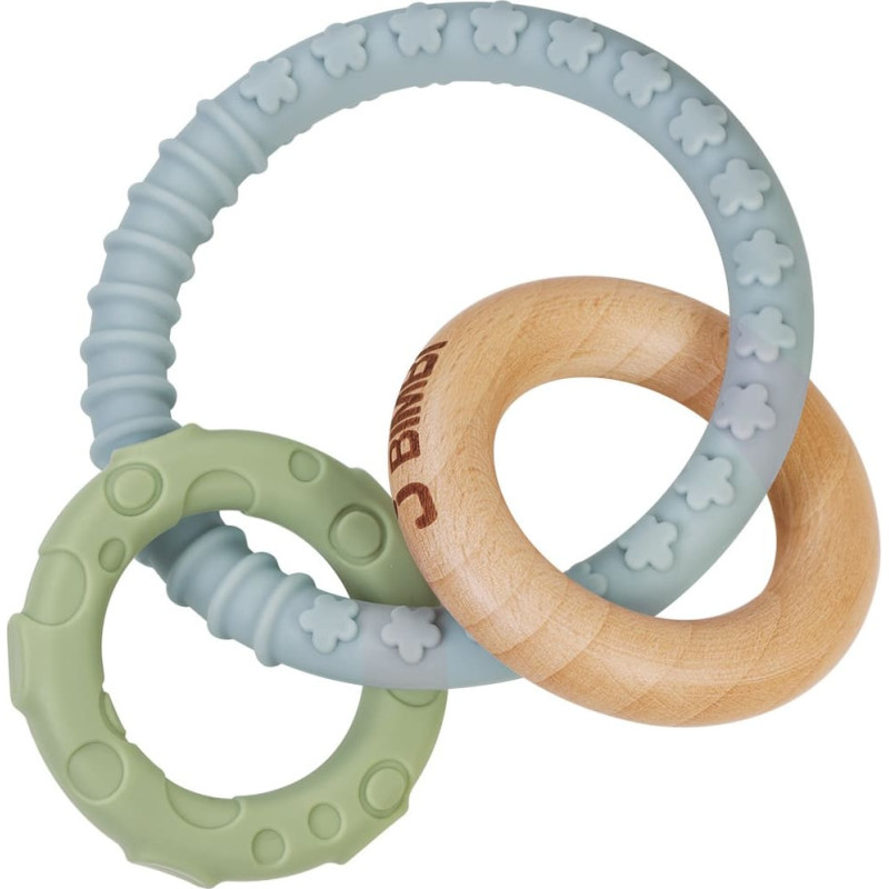 Teether Bite&Play charms gum massager 4m+ planet