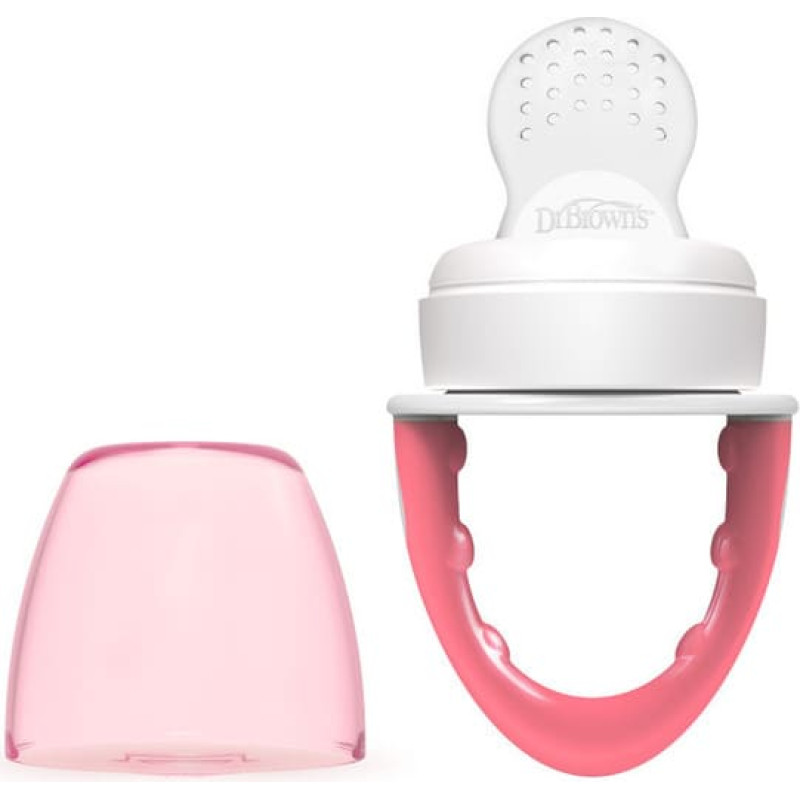 Dr.browns TF005 SILICONE FEEDING TEETHER PINK
