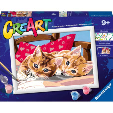 Ravensburger Paint by numbers 18x24 cm CreArt Two Cuddly Cats
