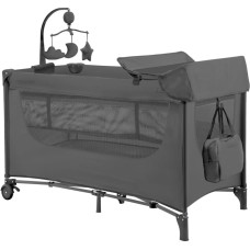 Baby cot 2 levels Nighty Night Grey 2026