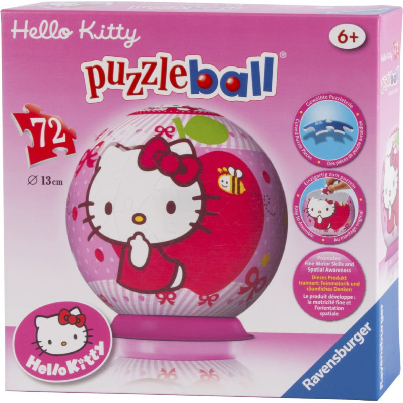 Ravensburger Round 3D Puzzle, 240 pcs, Hello Kitty
