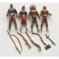 Nav Datu* Indiāņu figūru komplekts 4 gab.(03553)