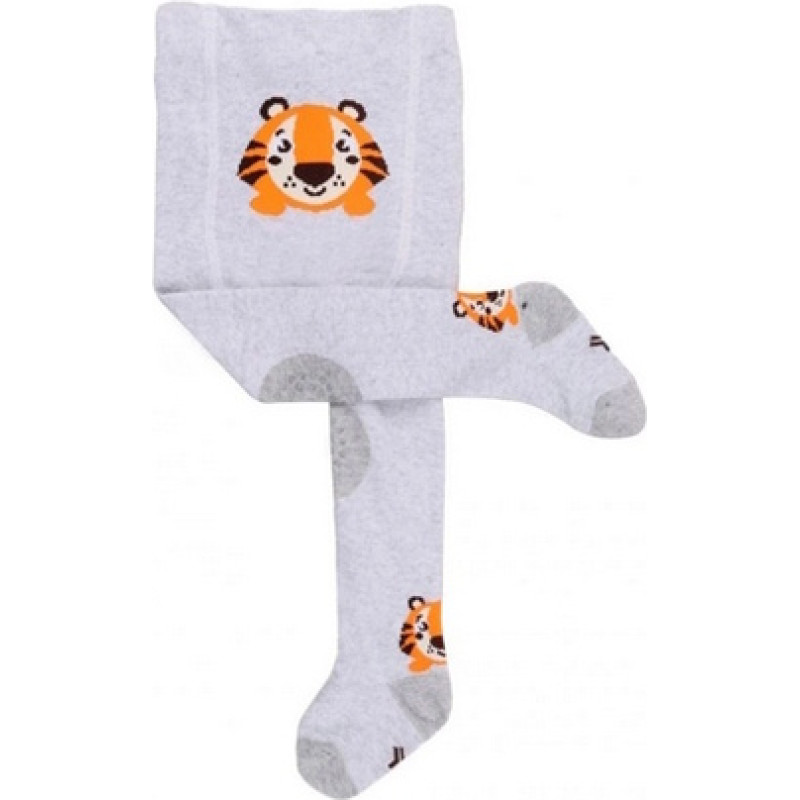 Yo Baby Zeķubikses rāpo&scaron;anai 86/92 cm RAB-0025 light grey tiger
