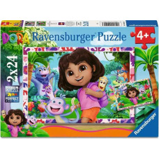 Ravensburger Puzzle 2x24 pcs Dora
