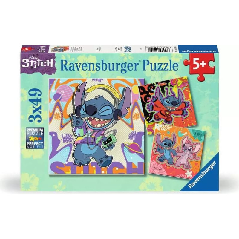 Ravensburger Puzzle 3x49 pcs Stitch