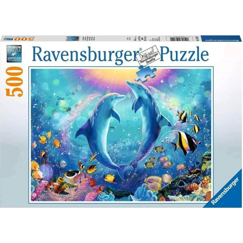 Ravensburger Puzzle 500 Dancing Dolphins