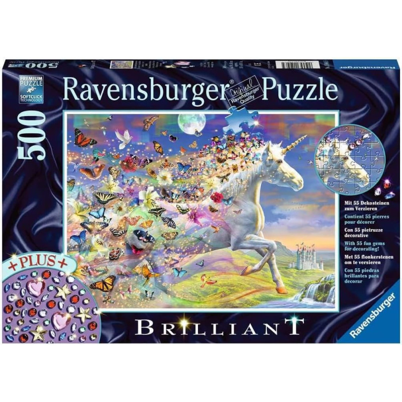 Ravensburger Puzzle R 500 Br Unicorn and Butterflies