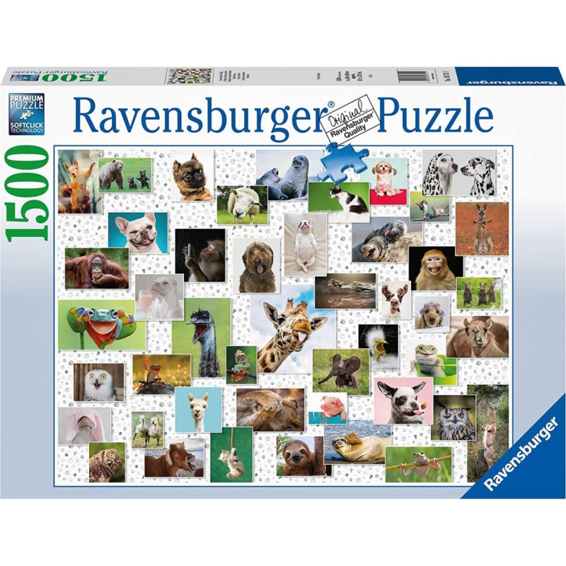 Ravensburger puzzle Funny Animals Collage 1500p 16711
