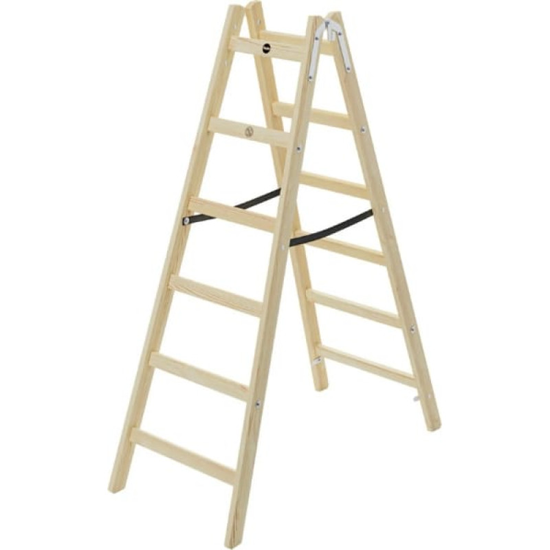 Hailo Kāpnes divpusējās H40 StandardLine / koka / 2x6 pakāpieni