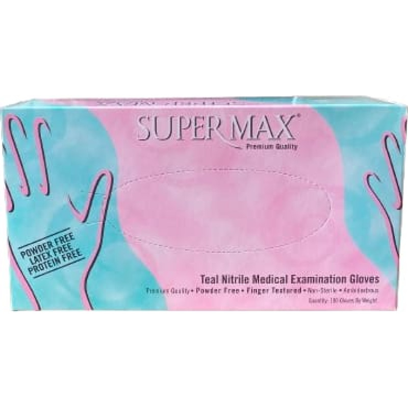 Supermax Glove Manufacturing Nitrile gloves blue size L, N100