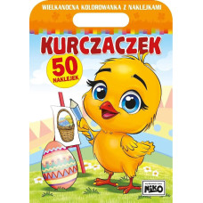 WIELKANOCNA KOLOROWANKA Z NAKLEJKAMI