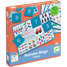 Djeco &Otilde;ppem&auml;ng - Eduludo - Numbrite bingo (4 m&auml;ngu)