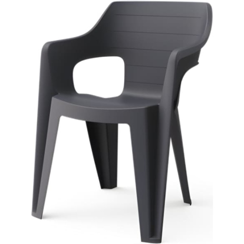 Keter Dārza krēsls Bilbao Low Back pelēks