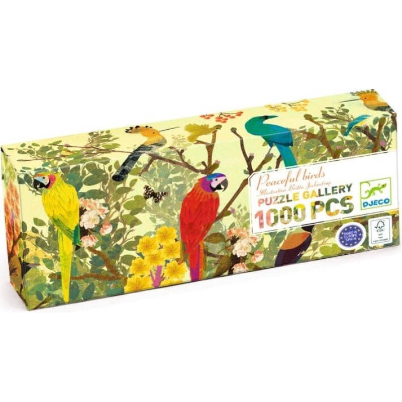 Djeco Pusle - Rahumeelsed linnud (1000 tk.)