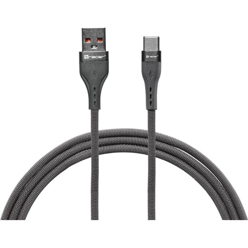 Tracer 47487 USB A - Type C M/M 1m  Cable Grey