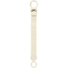 Bibs Pacifier Clip LOOP Ivory