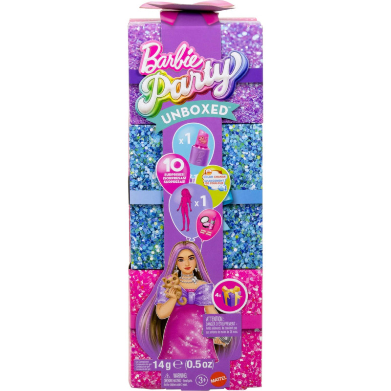 Barbie Party Unboxed Doll Pink JFY67