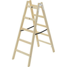 Hailo kahepoolsed redel-trepid H40 StandardLine, puidust, 2 × 5 astet