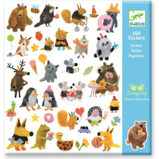 Djeco Kleepsud - 160 kleepsu - Karvased s&otilde;brad