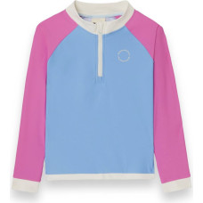 Kietla ICONIC swim T-shirt with UPF 50+ sun protection fabric and UV sensor, for ages 4-6, Purple Pink