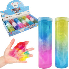 MASA MAGICZNA SLIME BROKATOWA TĘCZOWA