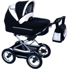 Baby Fashion FANARI Universal stroller 2in1, 103 black+white