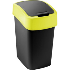 Curver Atkritumu spainis Flip Bin 9L melns/dzeltens