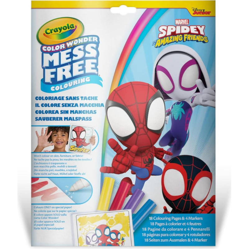 Crayola krāso&scaron;anas komplekts Color Wonder Spidey, 75-4611
