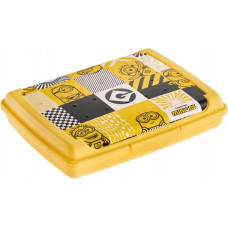 Keeeper Pārtikas uzglabā&scaron;anas trauks deco-click-box mini 0,5L Carla  "Minions Mosaic" 17x13x3,5cm dzeltens