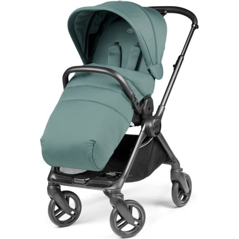 Peg-Perego Switch JADE ümberpööratava käepideme ja jalakattega käru