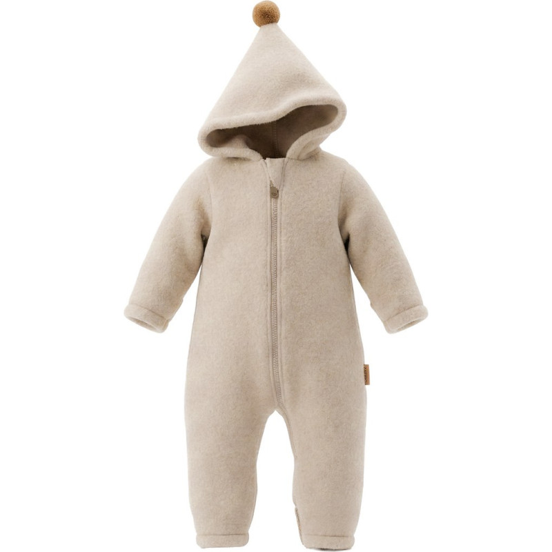 Wool romper suit Sierra 86/92 beige