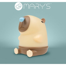 MARY'S LED-öölamp – Kapibara Smarkuś
