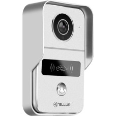 Tellur Smart WiFi Video DoorBell 1080P, Unlock function, Indoor chime, grey