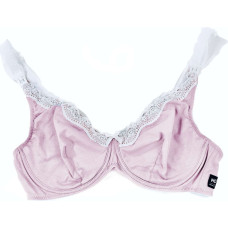 La Bebe ™ Lingerie Bio Cotton Art.153797 Pink Grūtnieču/barošanas krūšturis ar mīksto atpogājamu bļodiņu un stabilu krūšu atbalstu