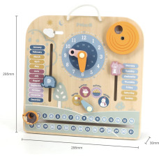 VIGA PolarB puidust kalender ja kell 274457 (44056)