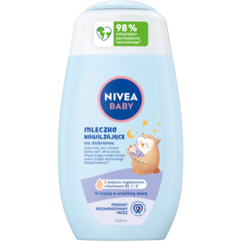 Minikid NIVEA BABY 80547 Mleczko nawilżające 200 ml