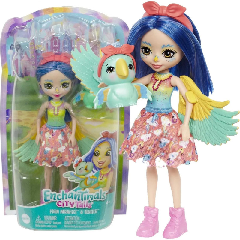 Enchantimals Prita Parakeet & Flatter Doll HHB89