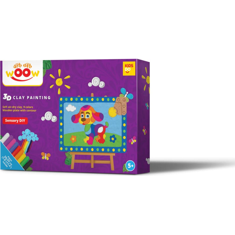 Kids Do 3D maalimine heledast plastiliinist. KUTSIKAS