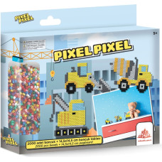 Red Castle Iron on beads, Construction