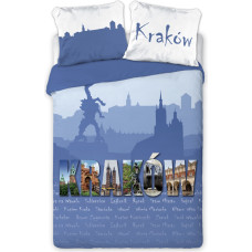 BEDDING SET TRAVEL 160X200+2X70X80 COTTON. KRAKOW