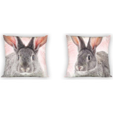 CUSHION COVER 40X40 WILD RABBIT COTTON. YTH.