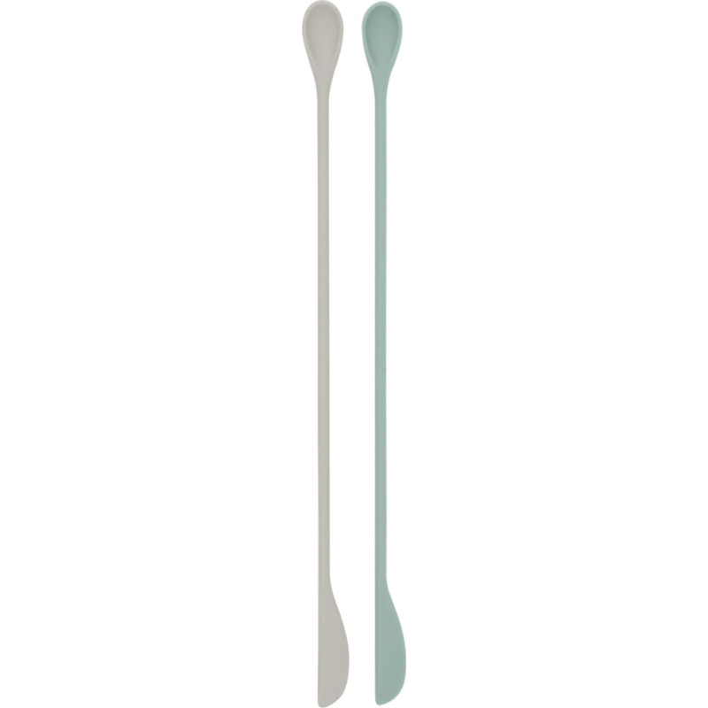 Stirring spoon set 2 pcs Platinum Silicone