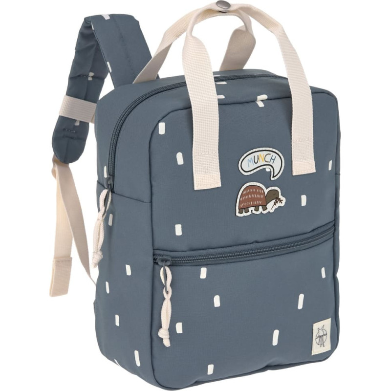 Lassig Mini Square Backpack Happy Prints midnight blue
