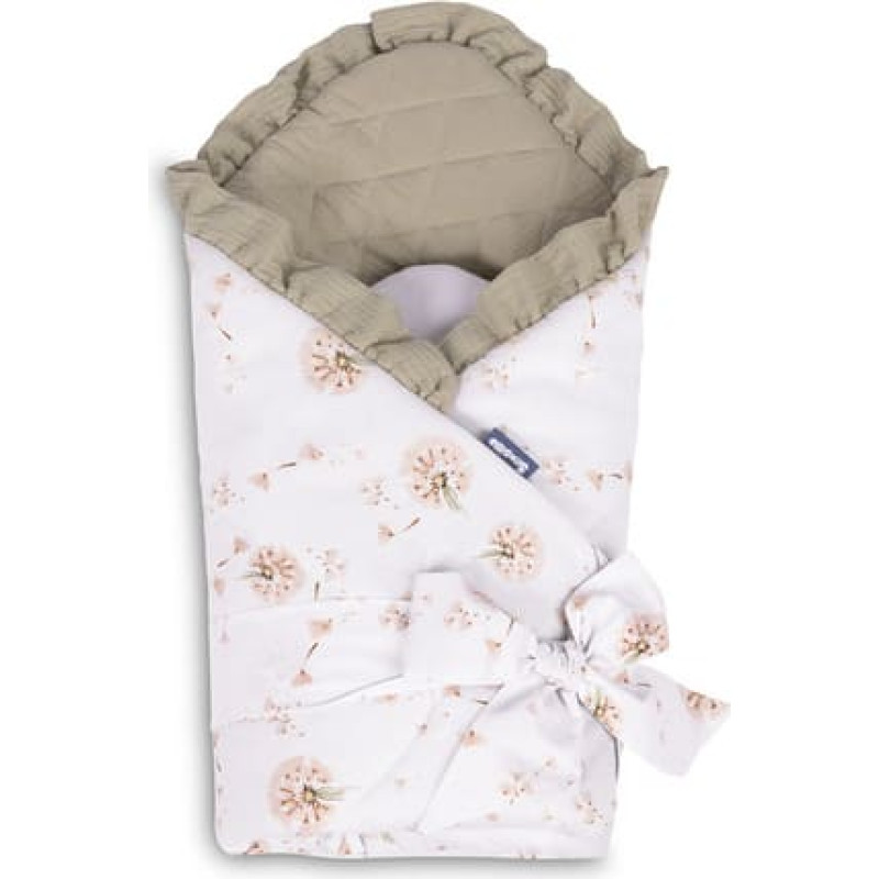 Sensillo BABY NEST CONE WRAP DANDELIONS BEIGE 75x75