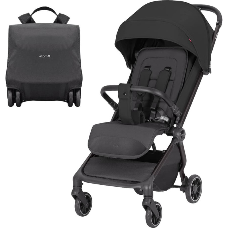Carrello Baby Baby stroller CARRELLO Atom S CRL-5526 Storm Black