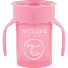 Twistshake 360 Cup 6+m Pastel Pink 78928