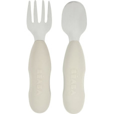 Beaba / Red Castle roostevabast terasest laste söögiriistade komplekt Velvet Grey