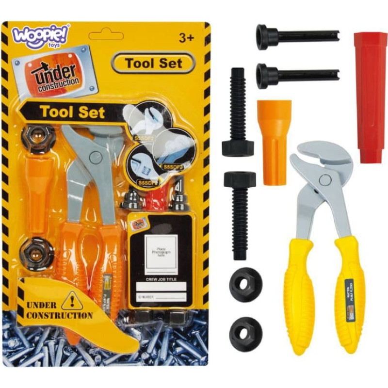Woopie 56799 väikese meistri tööriistakomplekt – reguleeritavad tangid